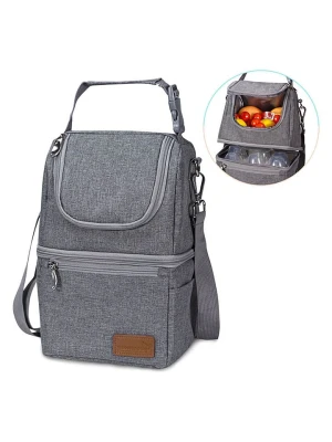 Momcozy Torba chłodząca w kolorze szarym na mleko matki - 25 x 30 x 6 cm rozmiar: onesize