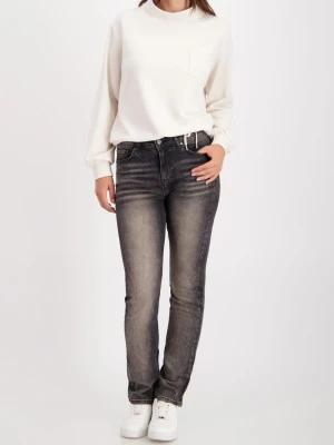 Monari Bluza damska - Ciao Bella Kobiety Materiał dresowy beżowy jednolity,