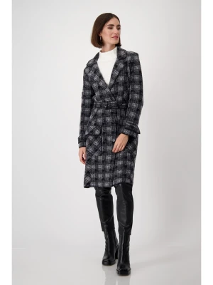 monari Płaszcz przejściowy w kolorze czarno-szarym rozmiar: 42