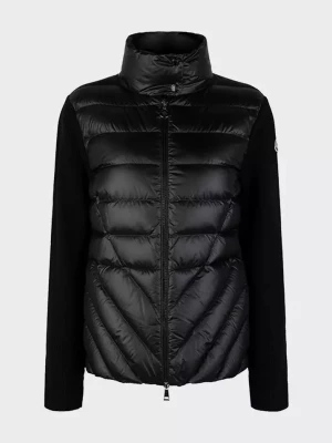 Zdjęcie produktu Moncler Czarna bluza z puchowym wypełnieniem