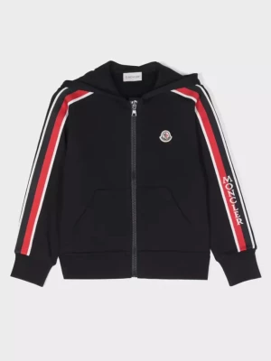 Moncler Kids Bluza z kapturem z logo 8-14 lat rozmiar