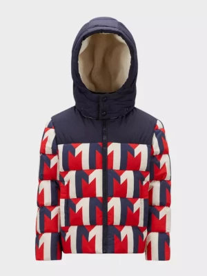 Moncler Kids Kurtka puchowa Evano z logo 6-12 lat rozmiar