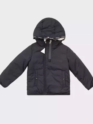 Moncler Kids Puchowa kurtka z logo 0-3 lat rozmiar 9/12 MC