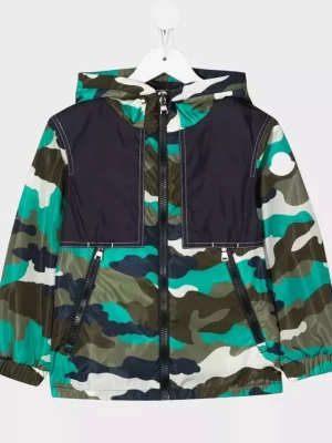 Zdjęcie produktu Moncler Kids Wzorzysta kurtka z kapturem Frizil 4-14 lat rozmiar