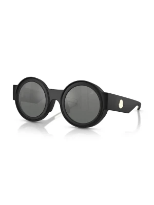 Moncler okulary przeciwsłoneczne okrągłe MODUS czarny