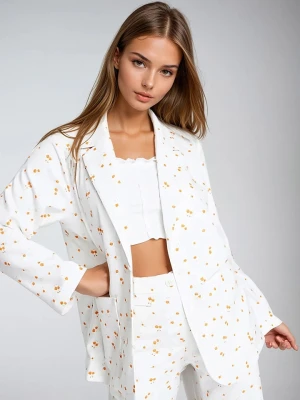 Monki Blezer w kolorze białym rozmiar: L