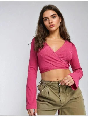 Monki Bluzka w kolorze różowym rozmiar: M