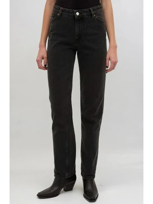 Monki Dżinsy - Regular fit - w kolorze czarnym rozmiar: W25