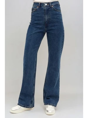 Monki Dżinsy - Regular fit - w kolorze niebieskim rozmiar: W24