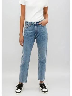 Monki Dżinsy - Regular fit - w kolorze niebieskim rozmiar: W27