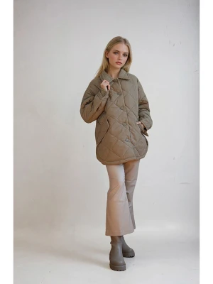 Monki Kurtka przejściowa w kolorze khaki rozmiar: S