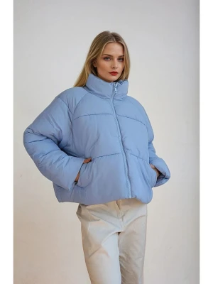 Monki Kurtka zimowa w kolorze błękitnym rozmiar: XL