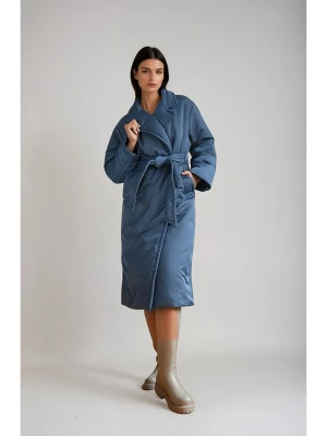 Monki Płaszcz przejściowy w kolorze granatowym rozmiar: L
