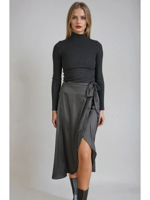 Monki Spódnica w kolorze antracytowym rozmiar: S