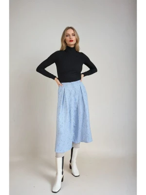 Monki Spódnica w kolorze błękitnym rozmiar: XS