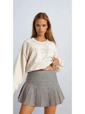 Monki Spódnica w kolorze czarno-kremowym rozmiar: 38
