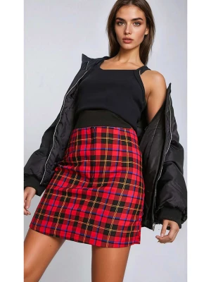 Monki Spódnica w kolorze czerwonym rozmiar: 36