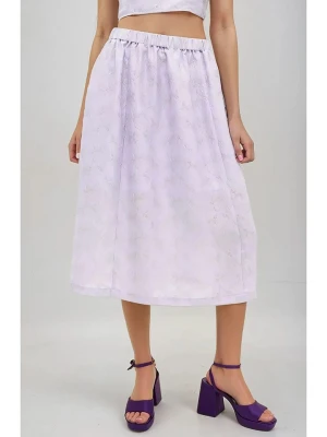 Monki Spódnica w kolorze lawendowym rozmiar: L