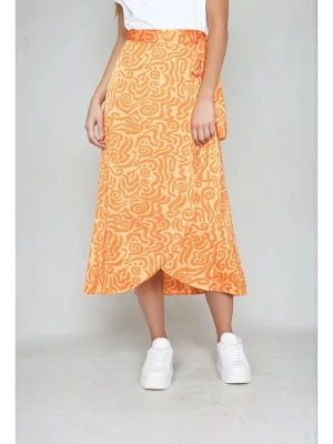 Monki Spódnica w kolorze pomarańczowym rozmiar: S