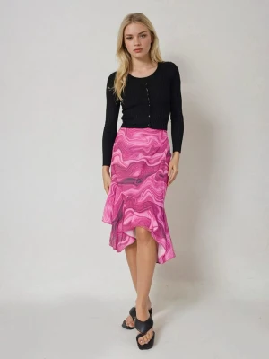 Monki Spódnica w kolorze różowym rozmiar: 40
