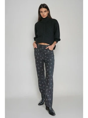 Monki Spodnie w kolorze antracytowym rozmiar: 44