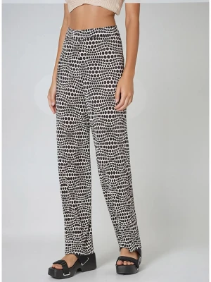 Monki Spodnie w kolorze czarnym rozmiar: S