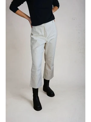 Monki Spodnie w kolorze jasnoszarym rozmiar: 42