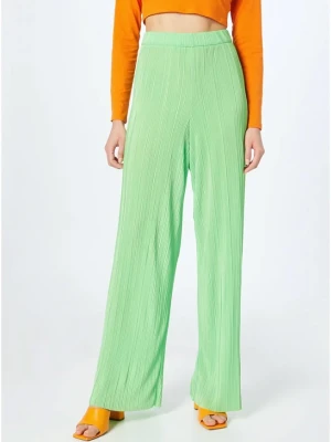 Monki Spodnie w kolorze zielonym rozmiar: M