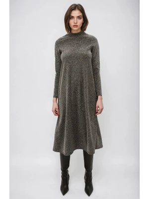 Monki Sukienka w kolorze antracytowym rozmiar: S