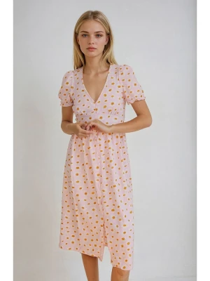 Monki Sukienka w kolorze jasnoróżowym rozmiar: 36