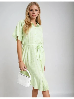 Monki Sukienka w kolorze jasnozielonym rozmiar: XS
