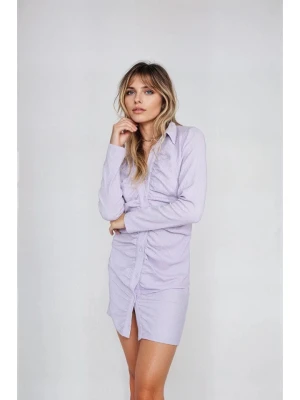 Monki Sukienka w kolorze lawendowym rozmiar: S