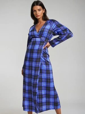 Monki Sukienka w kolorze niebieskim rozmiar: XL