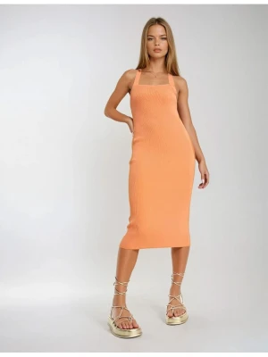 Monki Sukienka w kolorze pomarańczowym rozmiar: XS