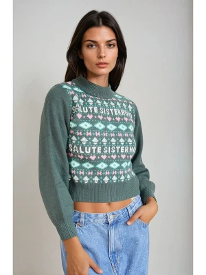 Monki Sweter w kolorze morskim rozmiar: S