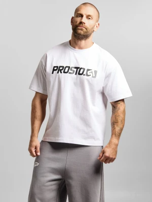 Mono Sport t-shirt boxy męski biały PROSTO.