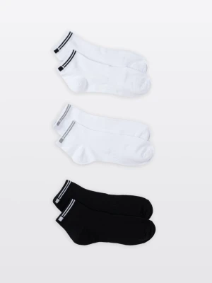 Monochromatyczny zestaw skarpet z kontrastowym wzorem 3-PAK Reporter