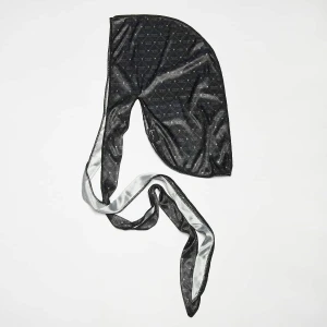 Karl Kani Monogram All Over Print Durag uniseks Akcesoria czarny rozmiar