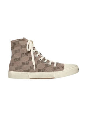 Monogram Logo Hi-Top Sneakers Balenciaga