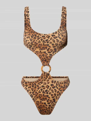 Monokini we wzór na całej powierzchni model 'LAUREL' MC2 Saint Barth