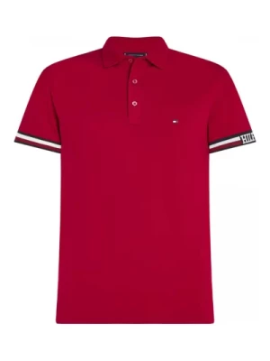 Monotype Flag Cuff Polo Shirt Tommy Hilfiger