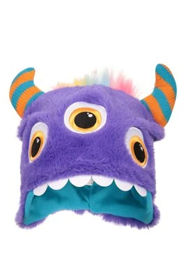 Monster – czapka dziecięca w paski - Purple Mountain Warehouse