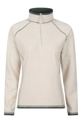 Montana — damski polar, zamek błyskawiczny pod szyją - Cream Mountain Warehouse