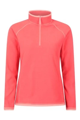 Montana — damski polar, zamek błyskawiczny pod szyją - Pink Mountain Warehouse