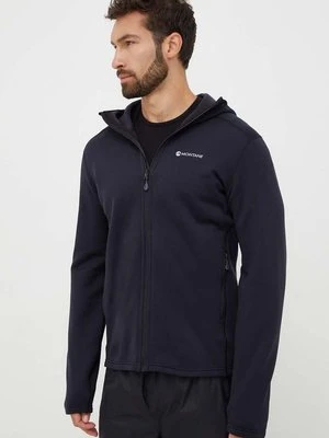 Montane bluza sportowa Fury kolor czarny z kapturem gładka