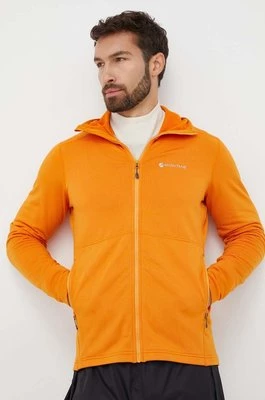 Montane bluza sportowa Protium kolor pomarańczowy z kapturem gładka