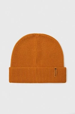 Montane czapka Brew kolor pomarańczowy z grubej dzianiny wełniana