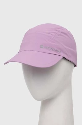 Montane czapka z daszkiem Minimus Lite kolor fioletowy gładka HMILC15.D