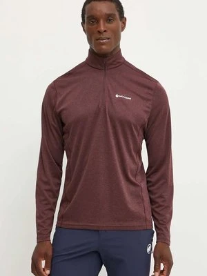 Montane longsleeve funkcyjny Dart kolor bordowy MDRZI18