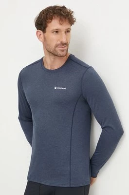 Montane longsleeve funkcyjny Dart kolor granatowy MDLST18